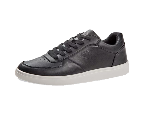 Model 212-502-028<br>This Dance Sneaker made out of black leather a high-class nappa from Italy is used.