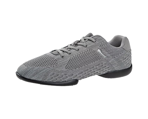 Model 213-503-398<br>This Dance Sneaker made of knitted grey mesh is a high-quality functional fabric.