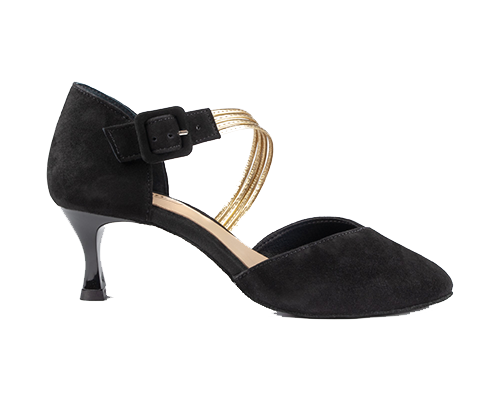 Ladies Latin PD 126 Black Nubuck
